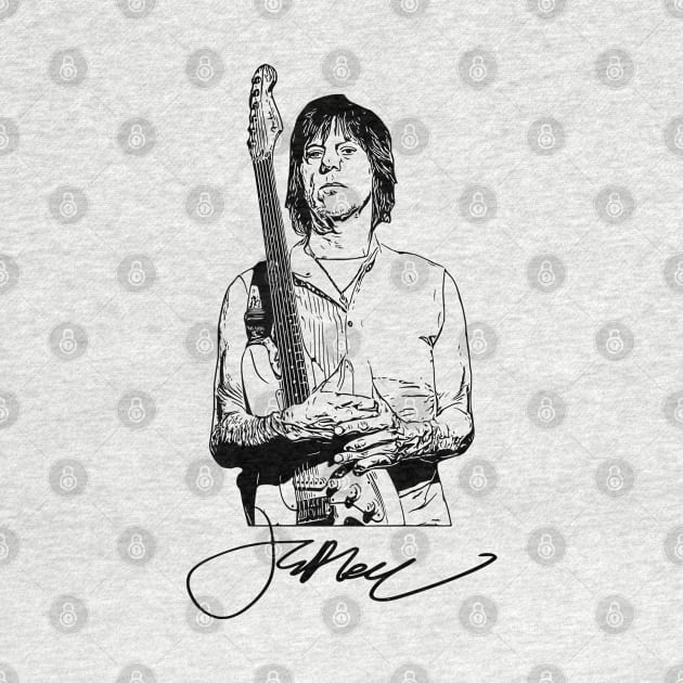 Jeff Beck Guitar 2 by Playful Creatives